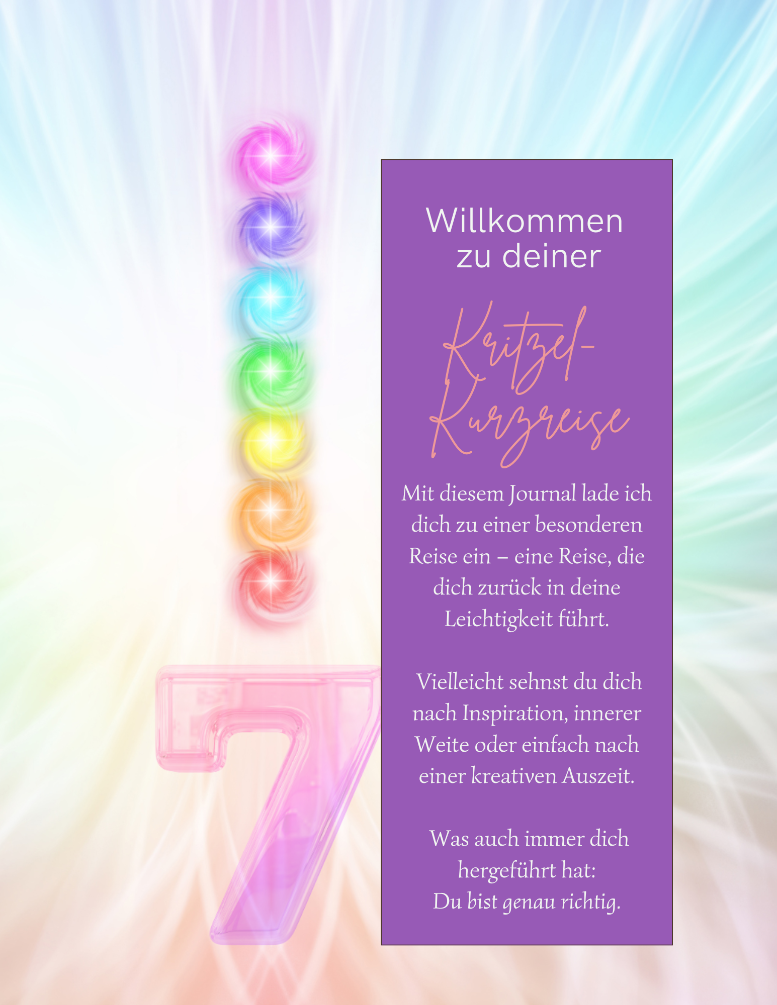 Willkommenseite *Kritzelreise in die Leichtigkeit*